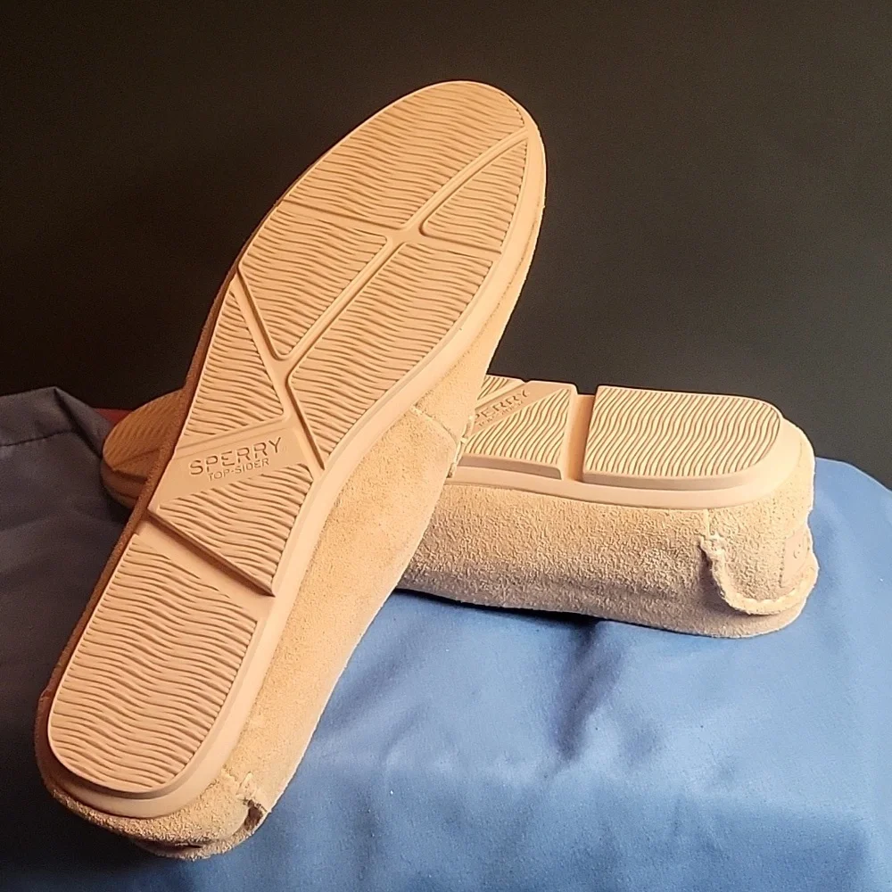 Sperry Pink Suede Loafers - Picture 6 of 7